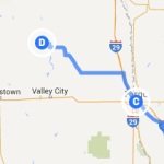 Fargo ND to Cooperstown ND