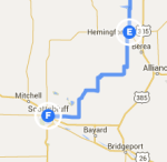 Hemingford NE to Scottsbluff NE