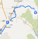 Idaho Falls to Driggs