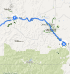 Grants Pass to Ashland