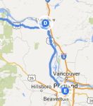 Longview to Portland