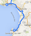 Santa Cruz to Monterey